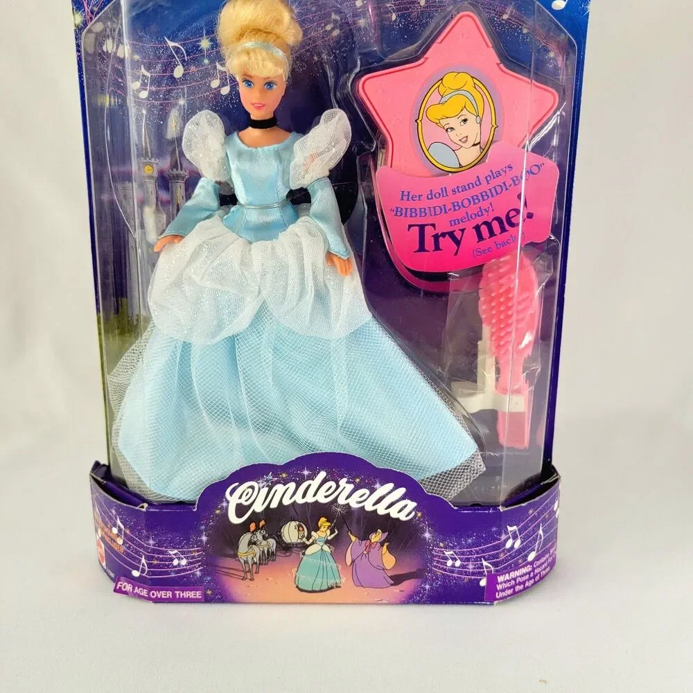 Vintage Disney Musical Princess Cinderella Doll 1994 Mattel 90s Y2K - Read